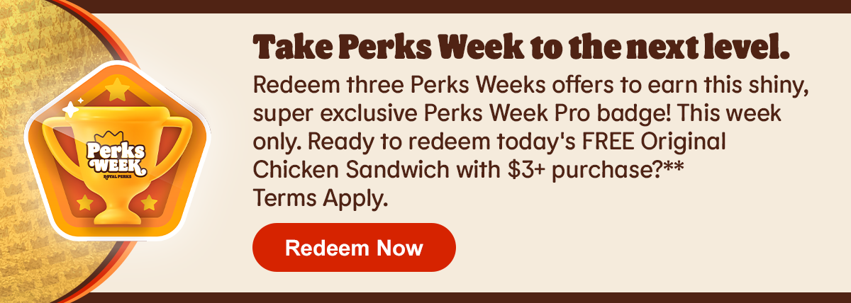 Take Perks Week to next level