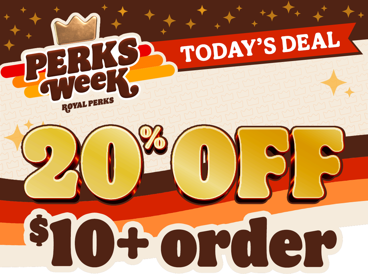 Perks Week 20% off $10 order