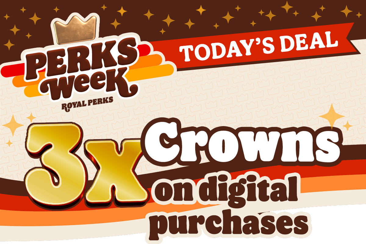 3x Crowns on all digital purchases
