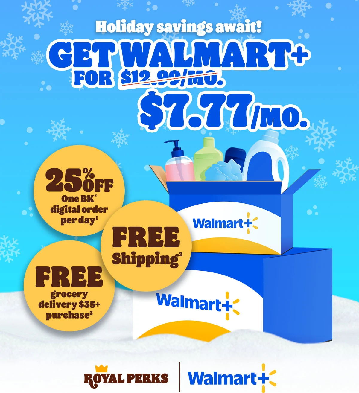 Get Walmart+ for $7.77/mo.