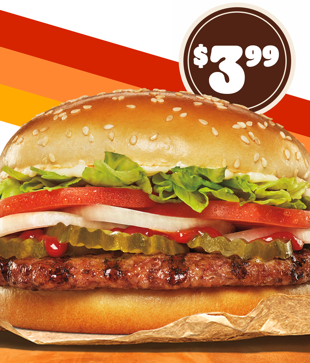 $3.99 Whopper® or Impossible® Whopper®