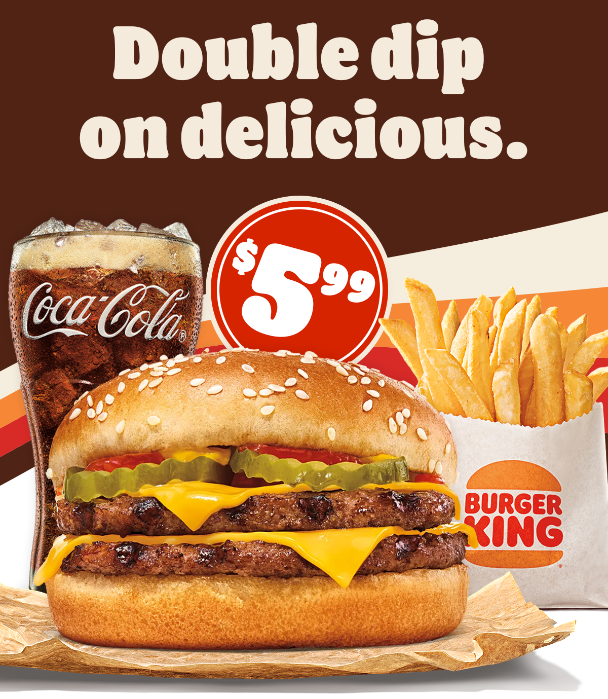 $5.99 Double Cheeseburger Meal