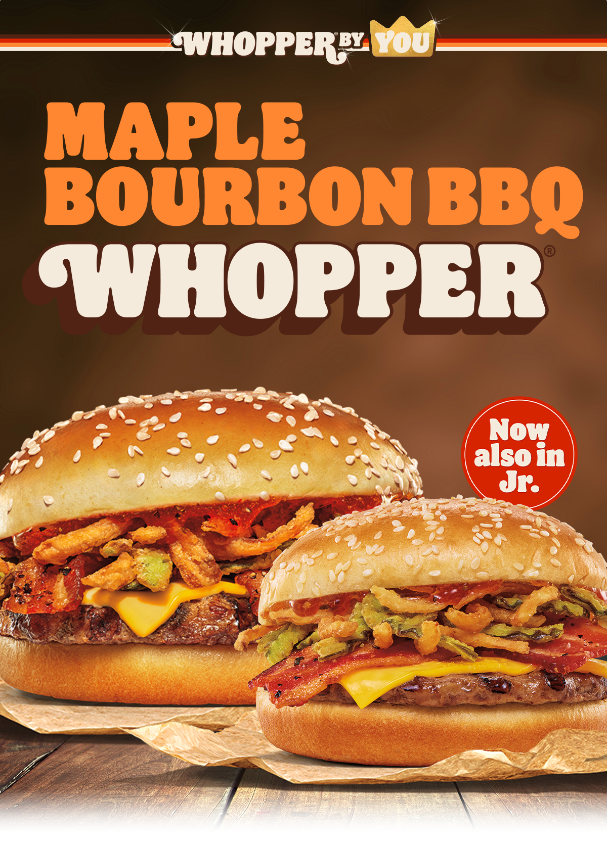 Mapple Bourbon BBQ Whopper