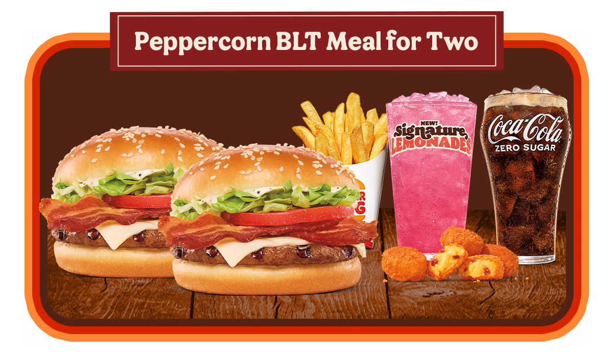 Peppercorn BLT Meal for Two