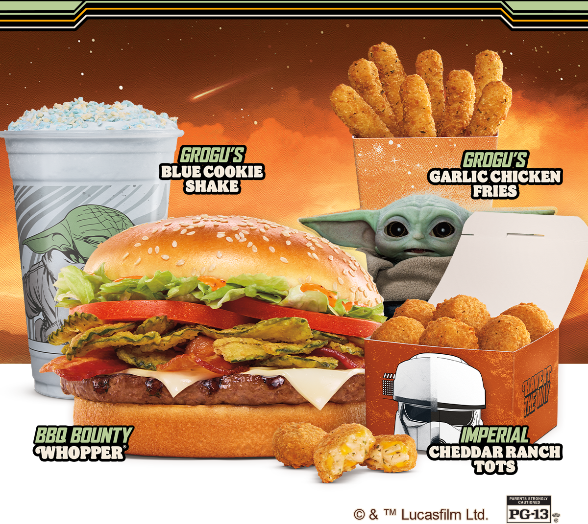 The Mandalorian and Grogu Menu