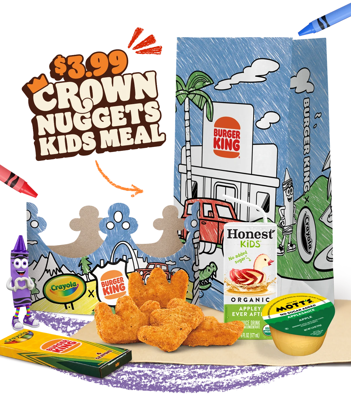 $3.99 Crown Nuggets Kids Meal