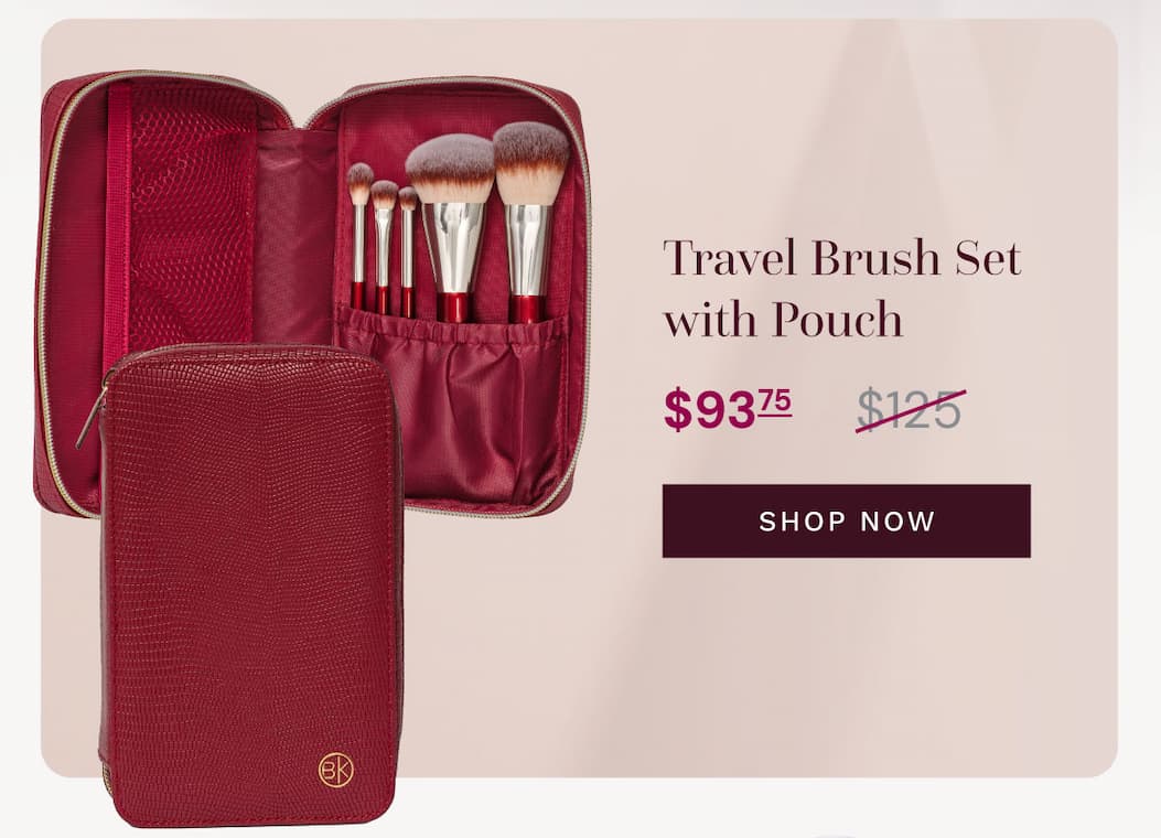 Travel Brush Set with Pouch