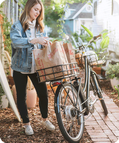 Blix bikes with accessories