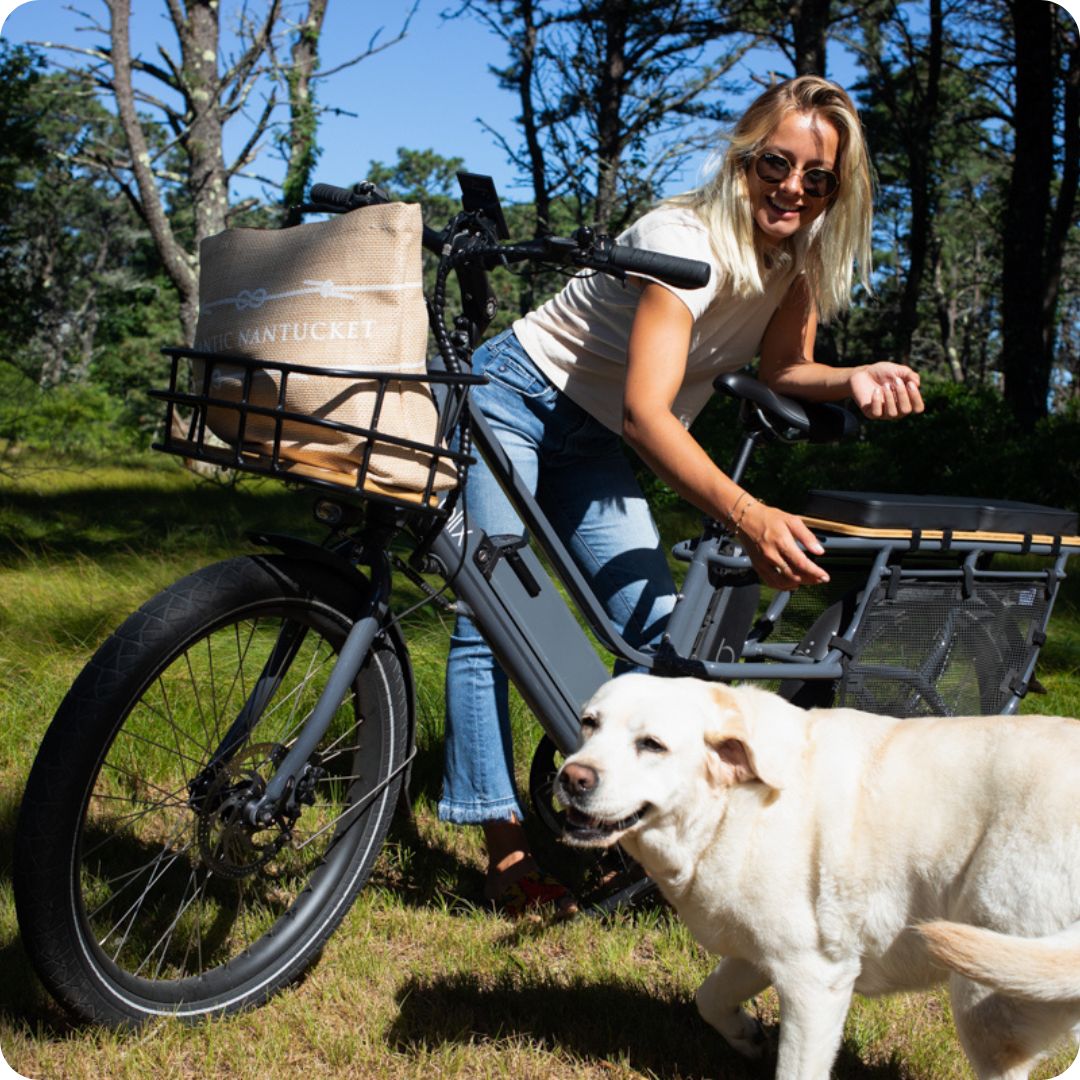 woman on Ultra bike