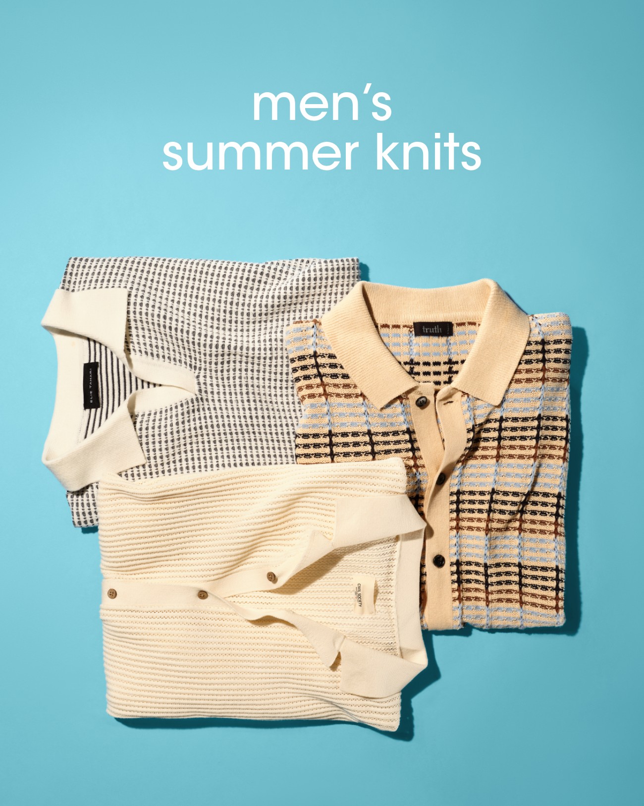 men's summer knits