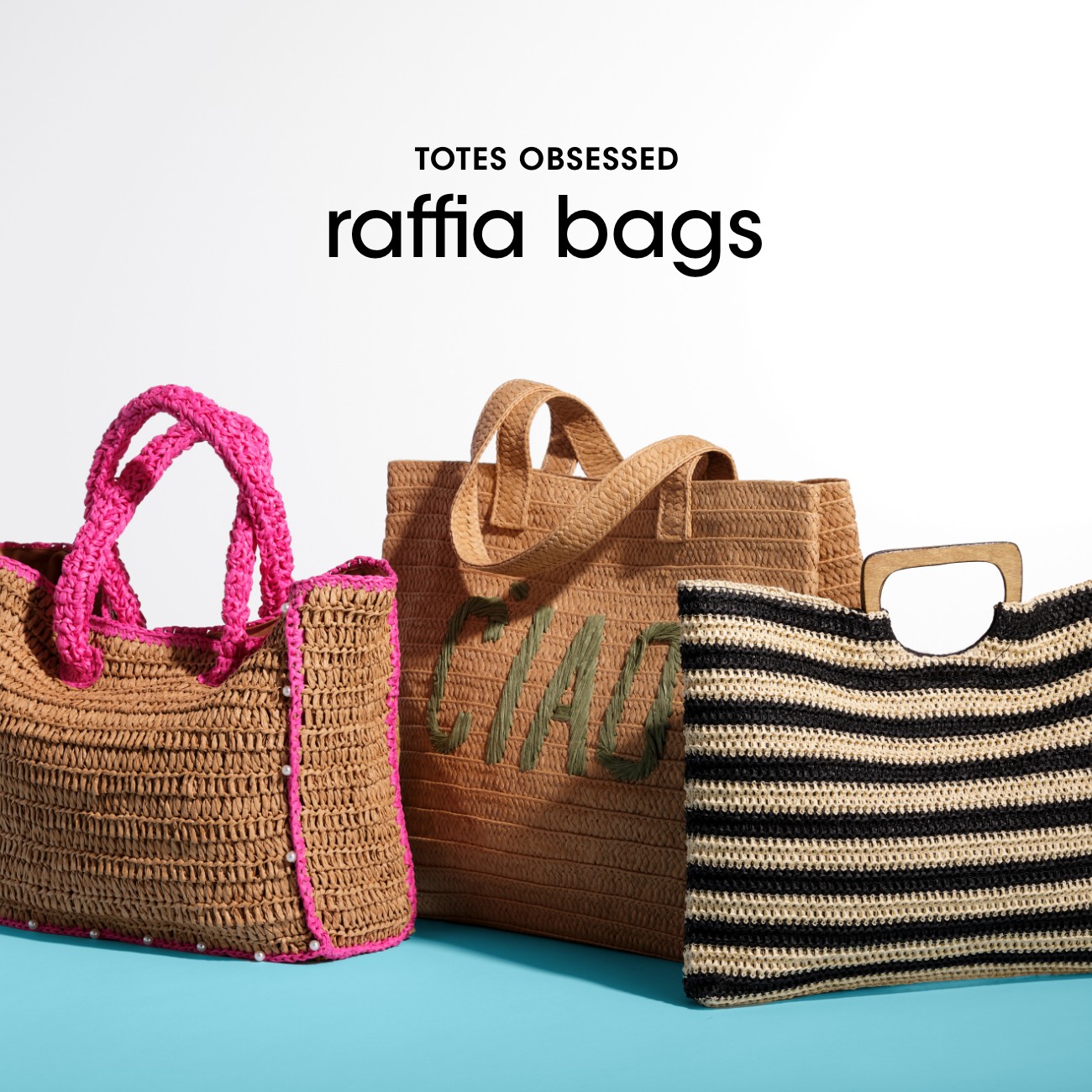 TOTES OBSESSED | raffia bags