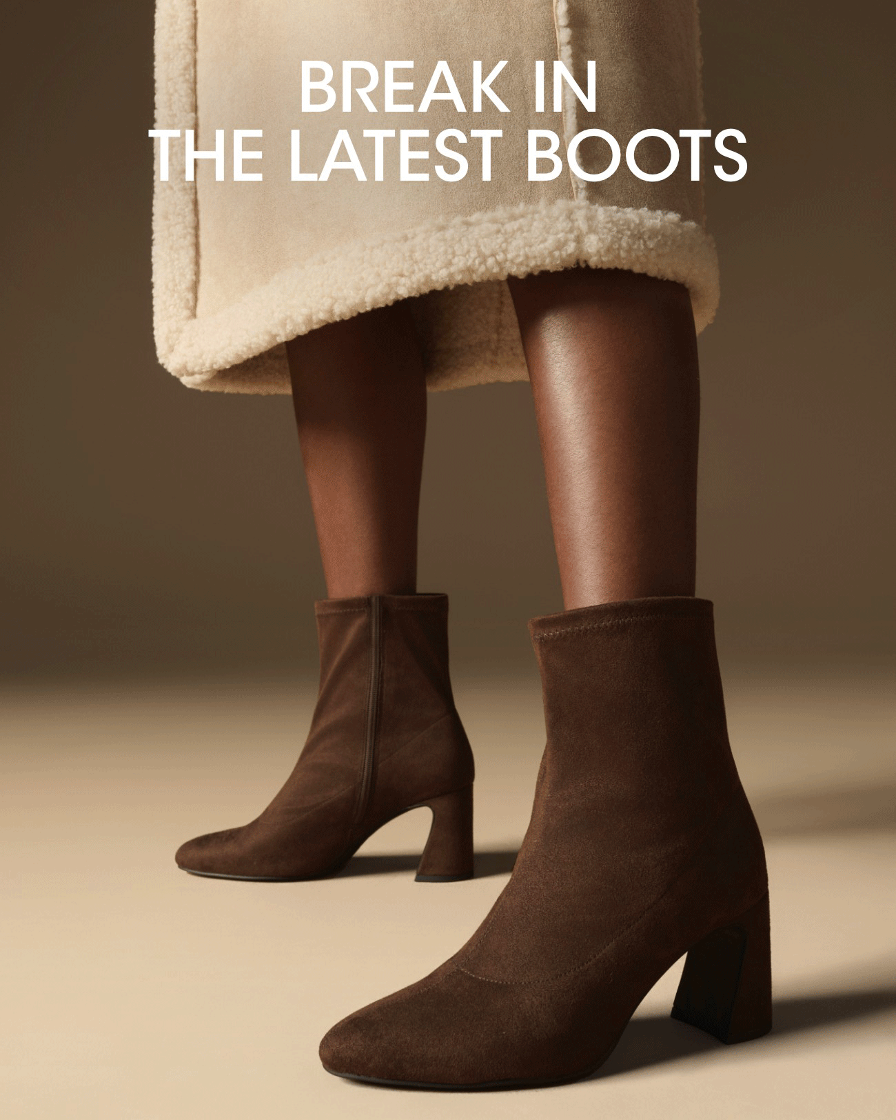 BREAK IN THE LATEST BOOTS