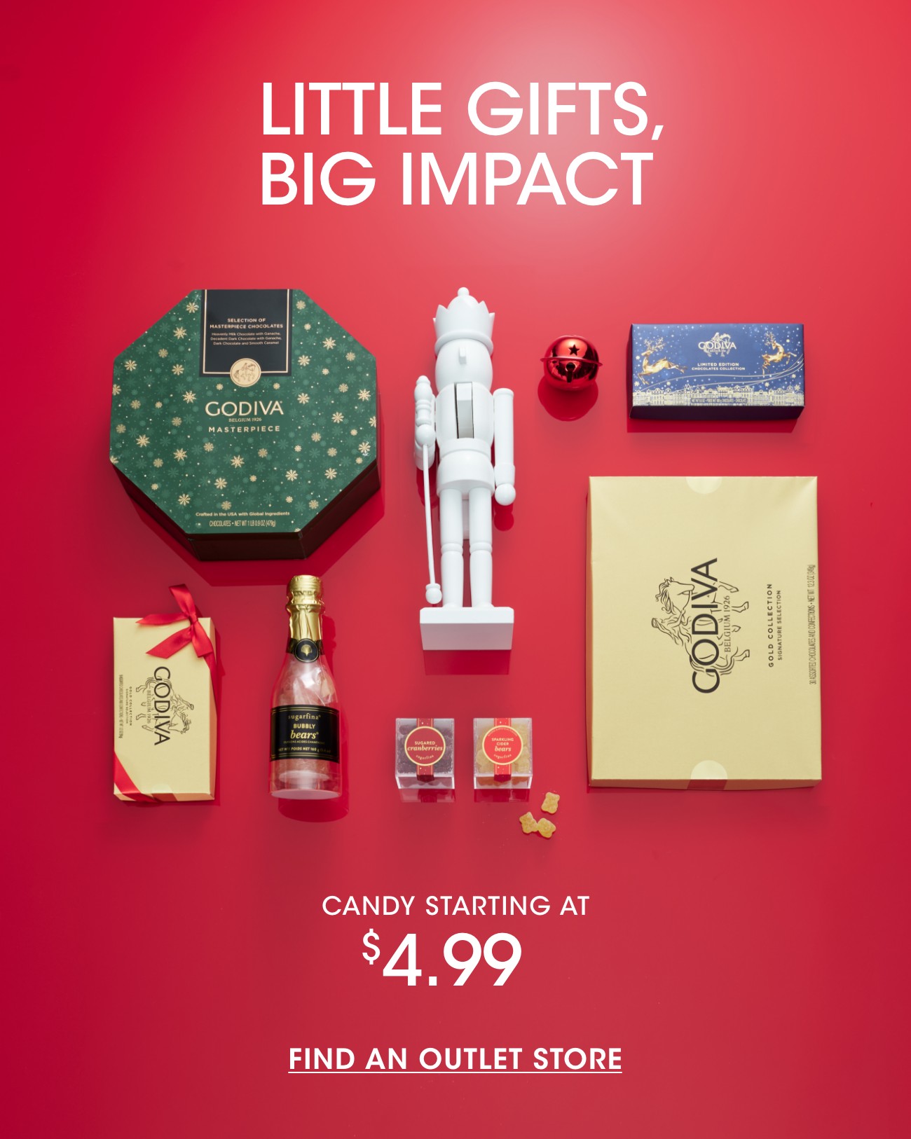 LITTLE GIFTS, BIG IMPACT | CANDY STARTING AT $4.99 | FIND AN OUTLET STORE