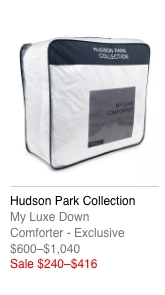 Hudson Park Collection My Luxe Down Comforter