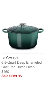 Le Creuset 6.5 Quart Cast Iron Dutch Oven