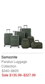 Samsonite Paralux Luggage Collection 