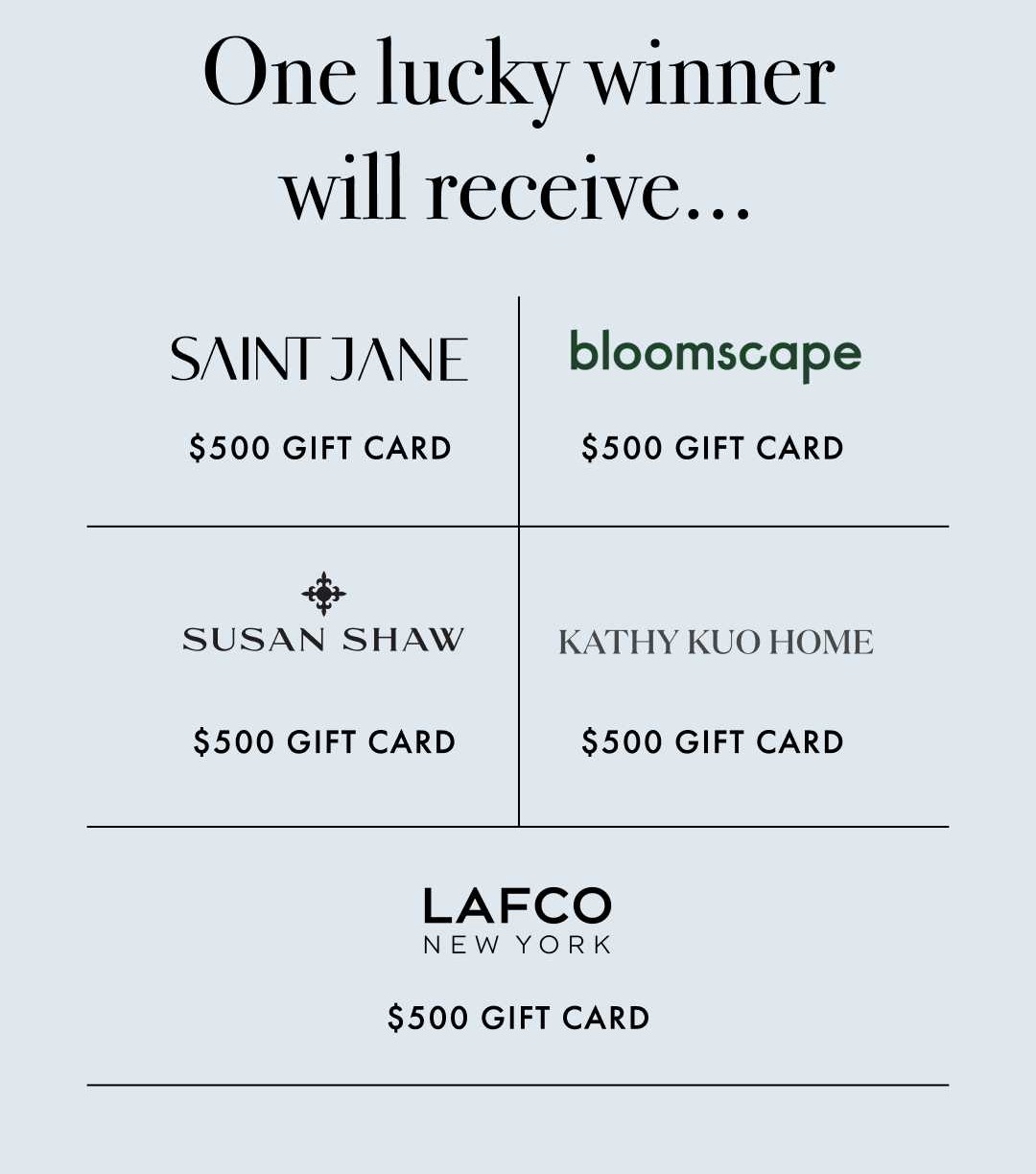 $2500 in prizes