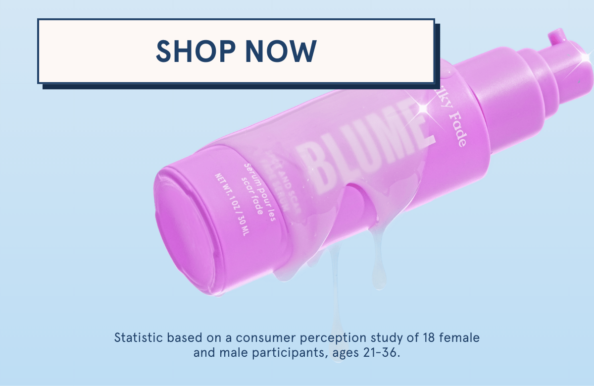 SHOP NOW | Statistic based on a consumer perception study of 18 female and male participants, ages 21-36.