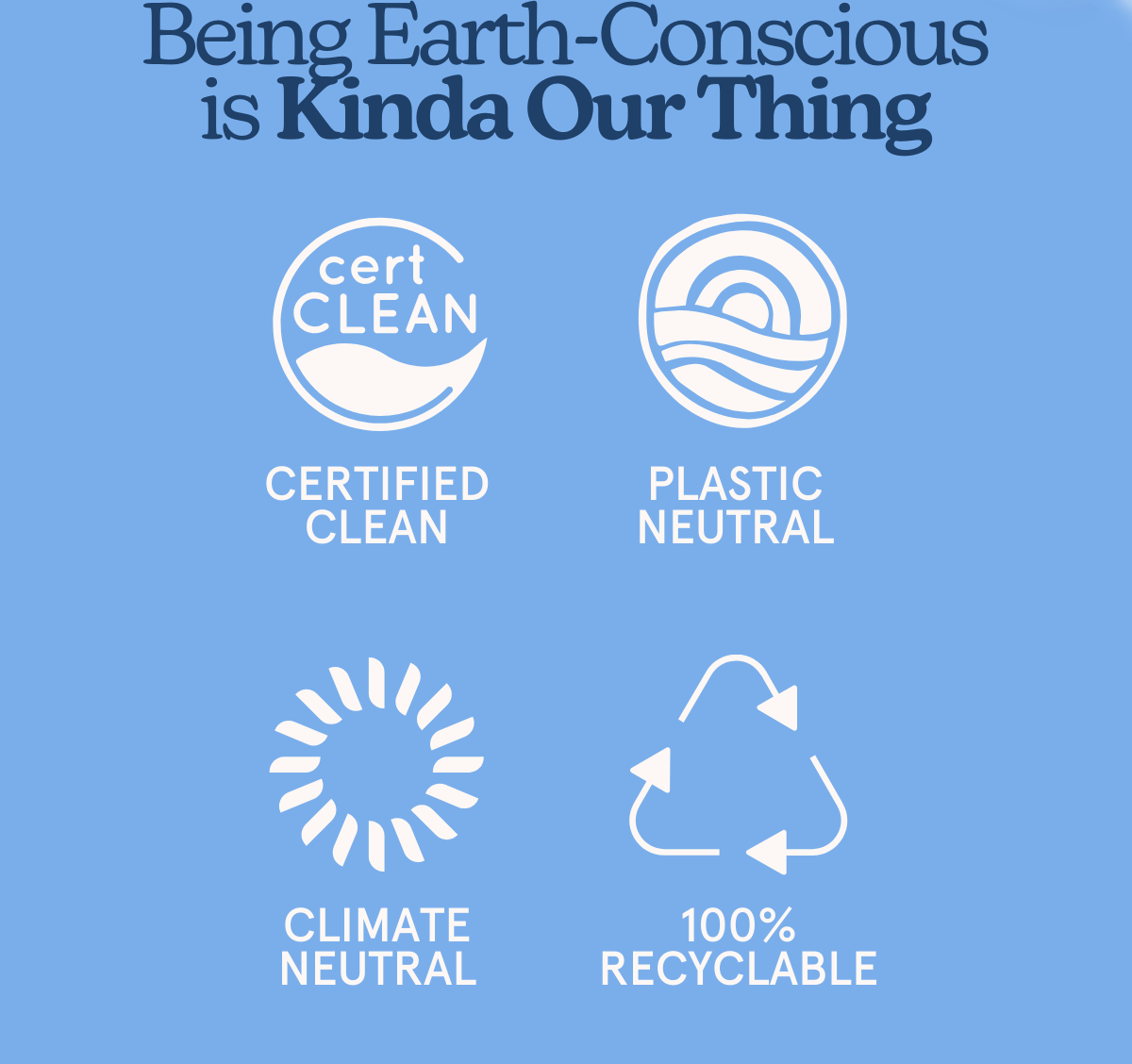 Being Earth-Conscious is Kinda Our Thing