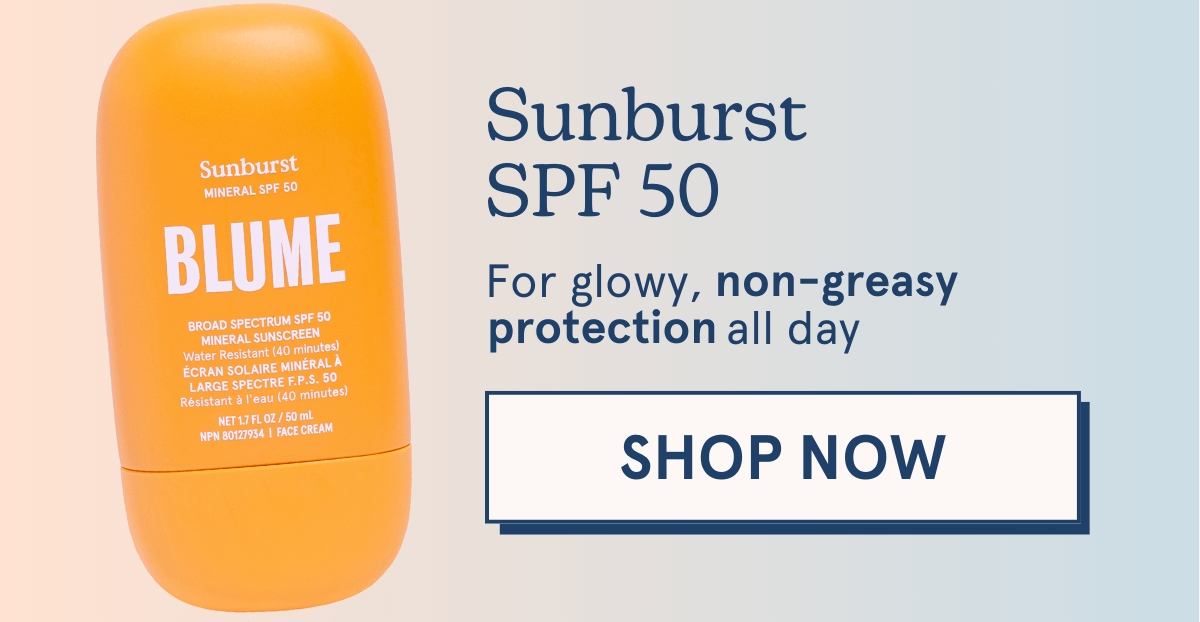 Sunburst SPF 50 | For glowy, non-greasy protection all day [SHOP NOW]
