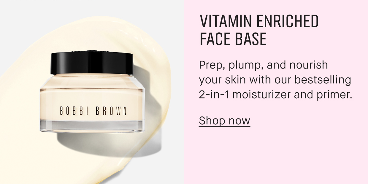 VITAMIN ENRICHED FACE BASE | Prep, plump, and nourish your skin with our bestselling 2-in-1 moisturizer and primer. | Shop now