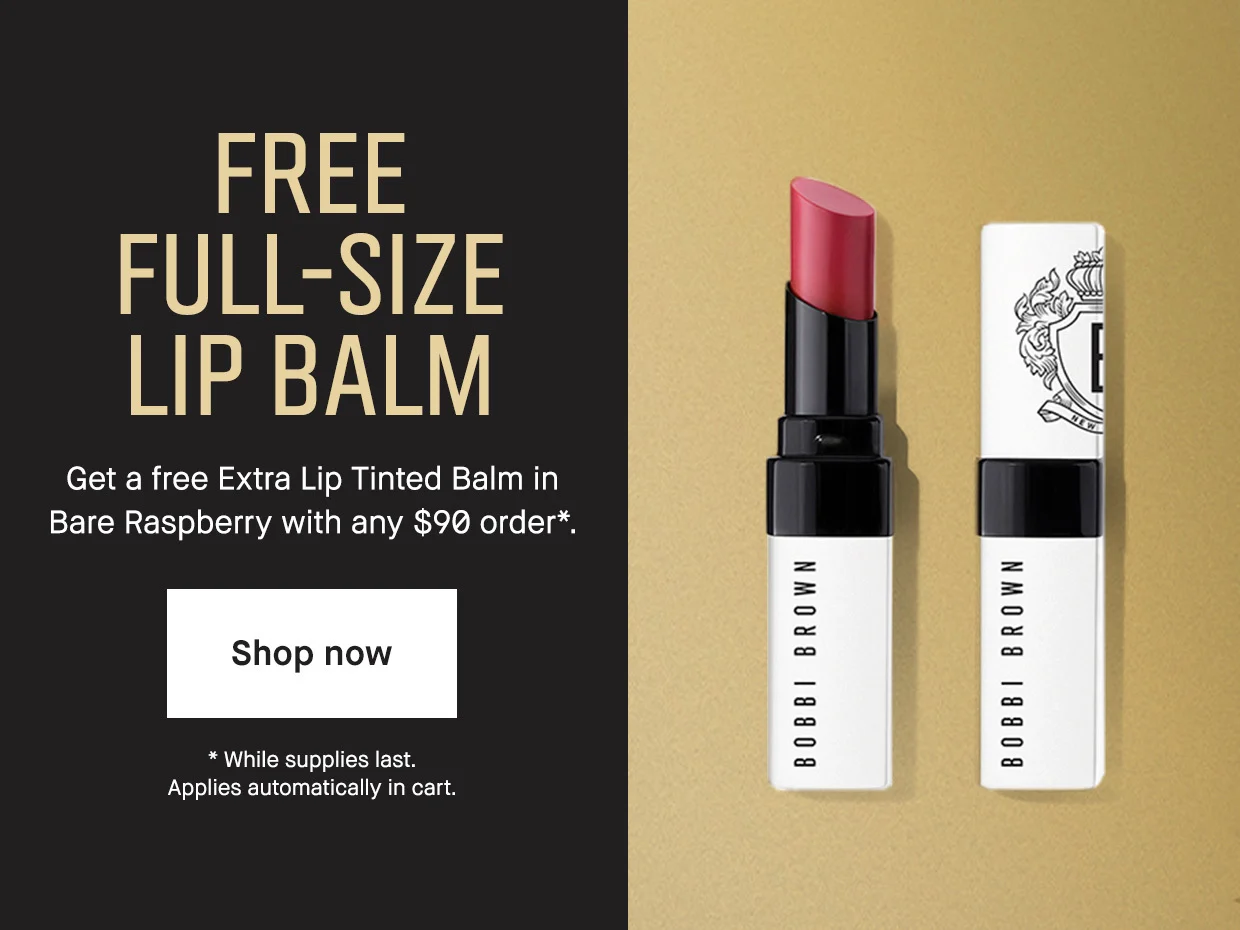 Free Full-Size Lip Balm with any $90 order.* Shop Now. While Supplies Last 
