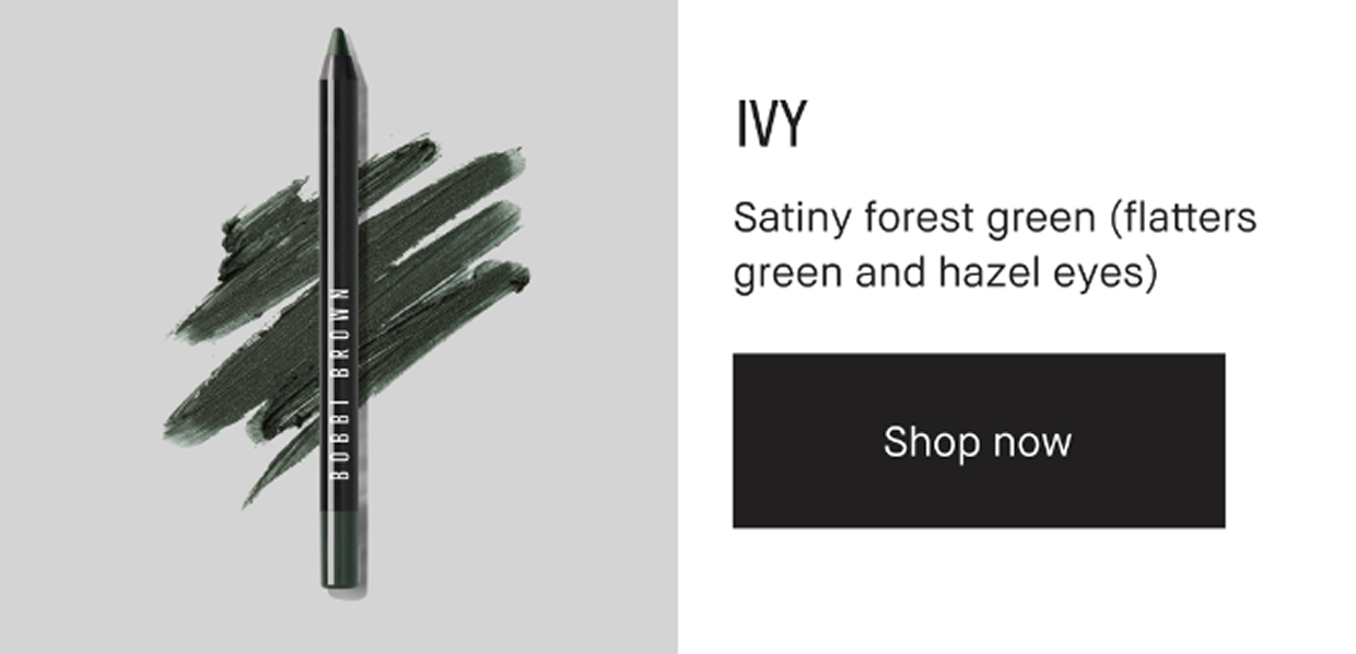 IVY | Satiny forest green (flatters green and hazel eyes) | Shop now