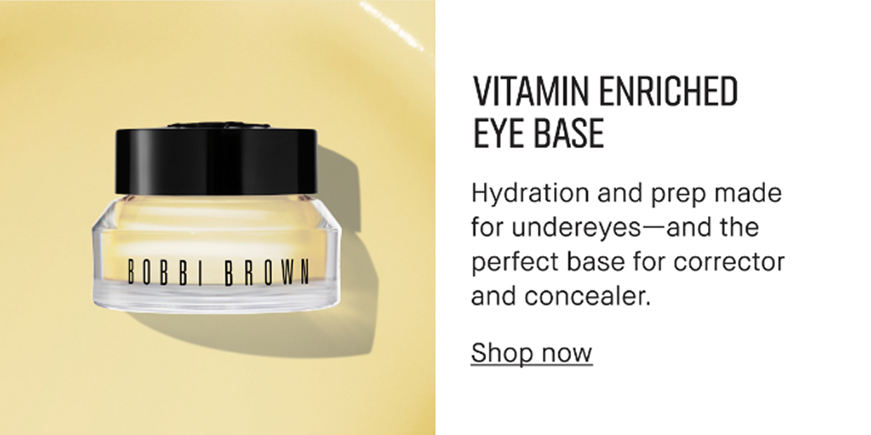 VITAMIN ENRICHED EYE BASE | Hydration and prep made for under eyes-and the perfect base for corrector and concealer. | Shop now