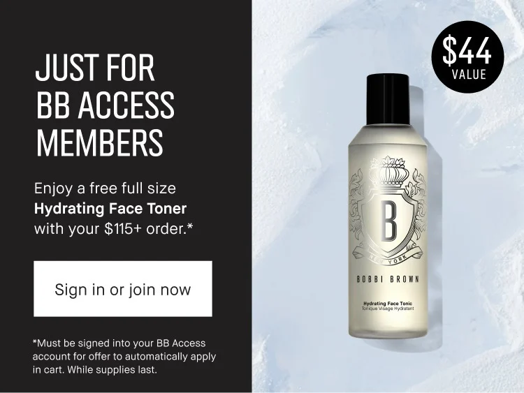 JUST FOR BB ACCESS MEMBERS | Enjoy a free full size Hydrating Face Toner with your $115+ order. * | Sign in or join now | *Must be signed into your BB Access account for offer to automatically apply in cart. While supplies last.
