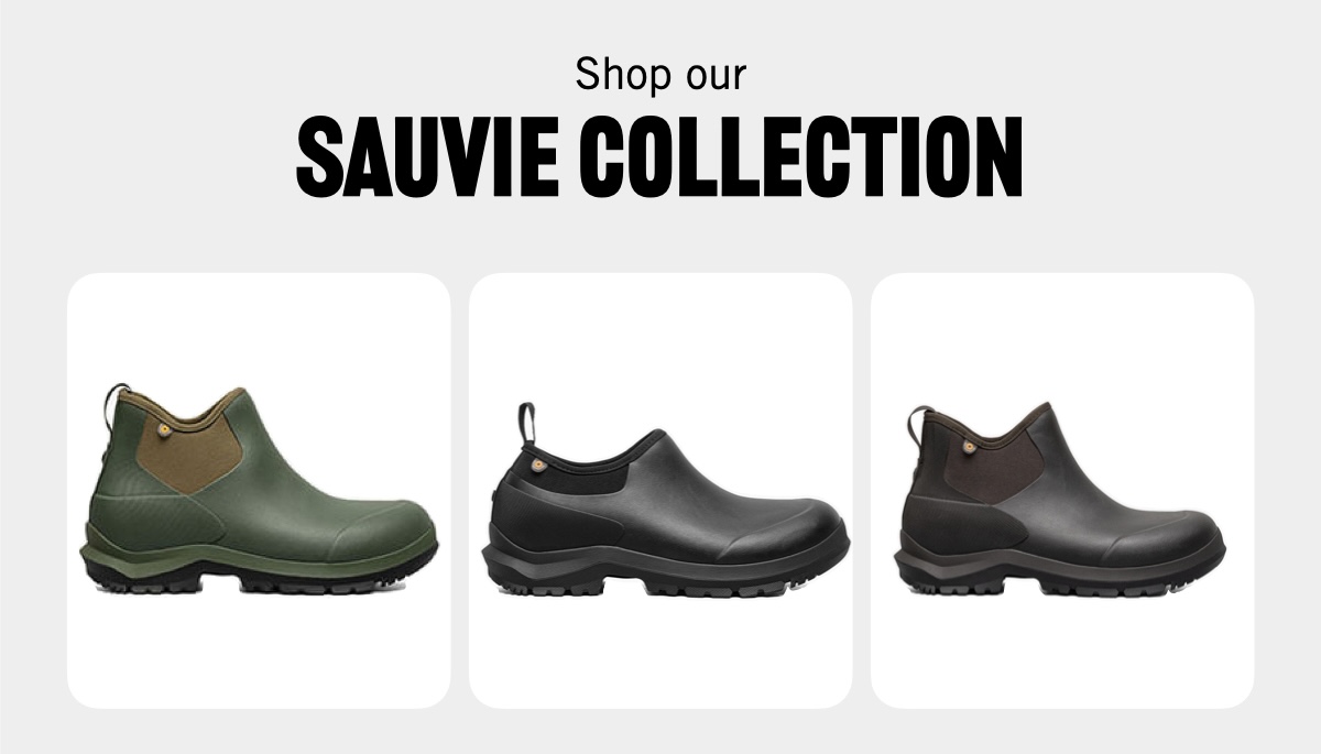 Shop our Men's Sauvie Slip-On casual boots. Great for wet weather, travel adventures and everyday chores.