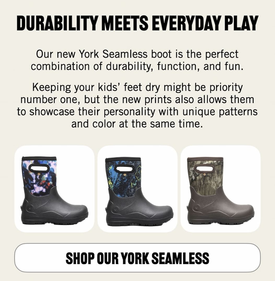 Shop our new kids' york seamless boots.