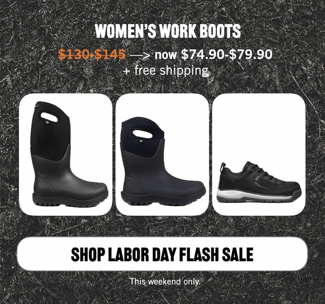 Shop our Women's work boots on sale.