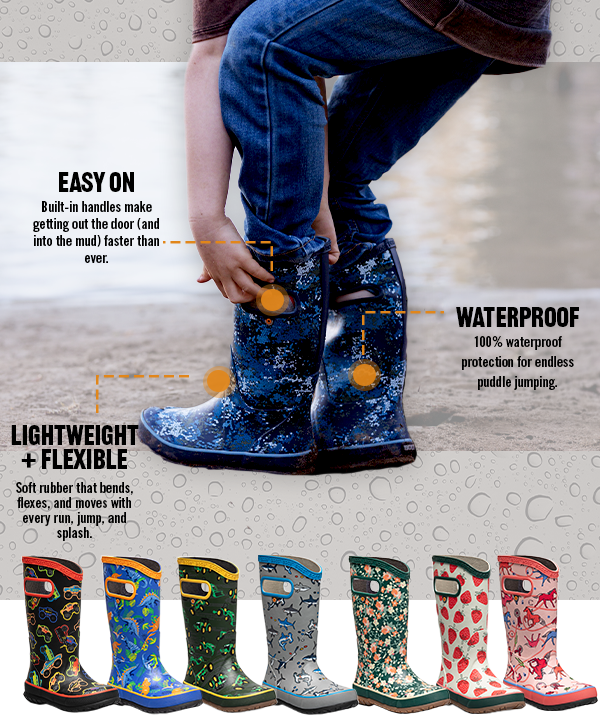 Kids Rainboot Visual with Callouts