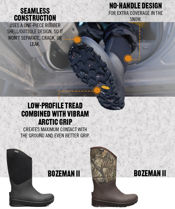 Bozeman II Vibram Arctic Grip with Visual Callouts