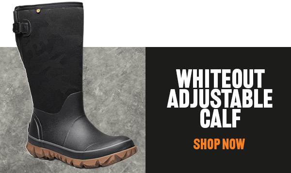 Whiteout adjustable calf
