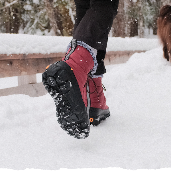 A close up of our Cedar Quilt Lace boot in red. 48 Hour Flash Sale shop now
