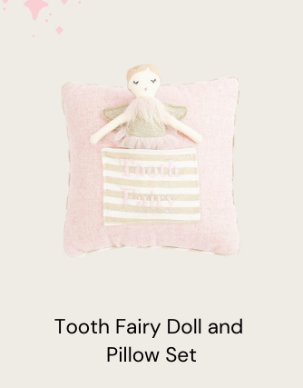 Tooth Fairy Doll and  Pillow Set