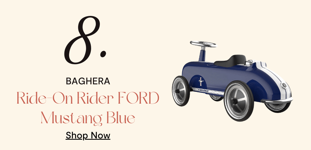 BAGHERA. Ride-On Rider FORD Mustang Blue