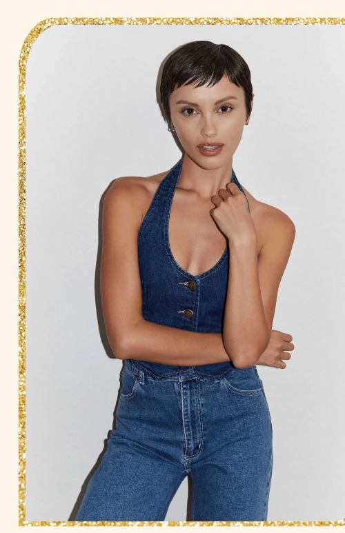 Halter Vest | Stone