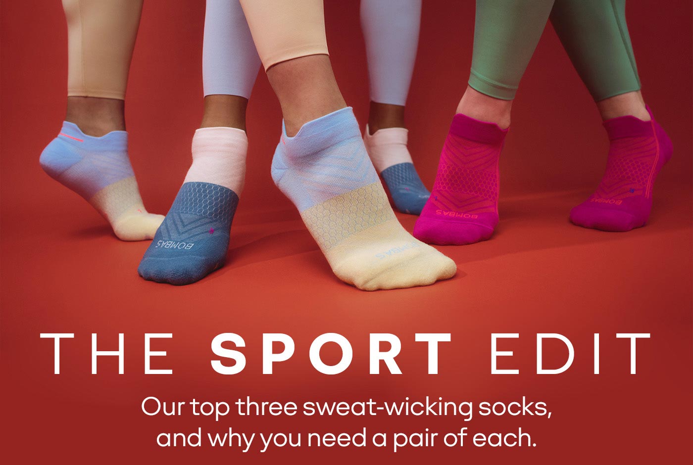 THE SPORT EDIT | Our top three sweat-wicking socks, and why you need a pair of each.
