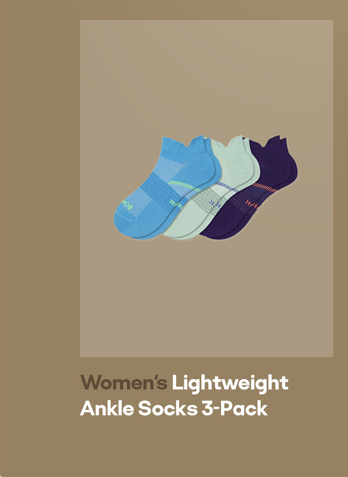 Women's Lightweight Ankle Socks 3-Pack