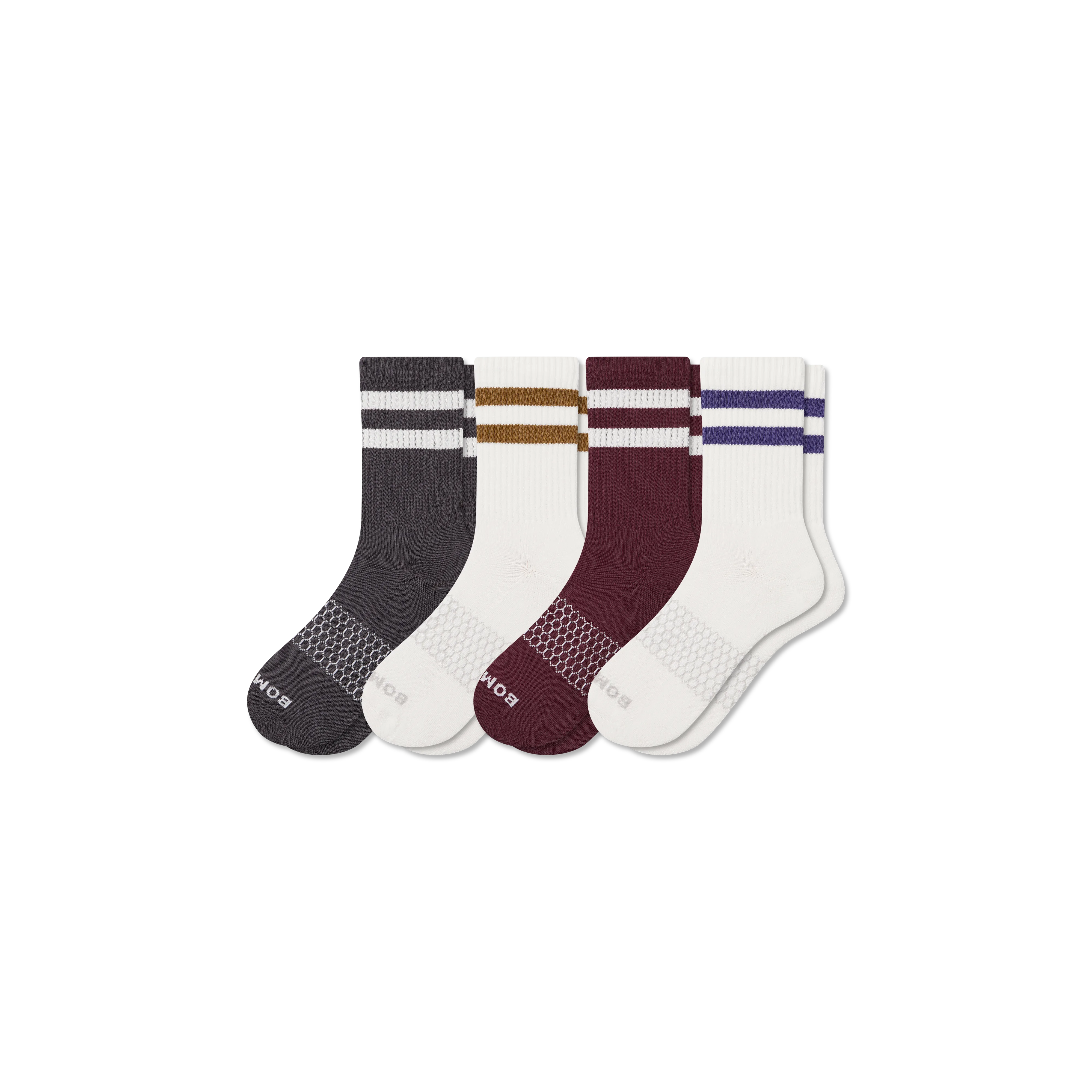 Women's Vintage Stripes Half Calf Sock 4-Pack