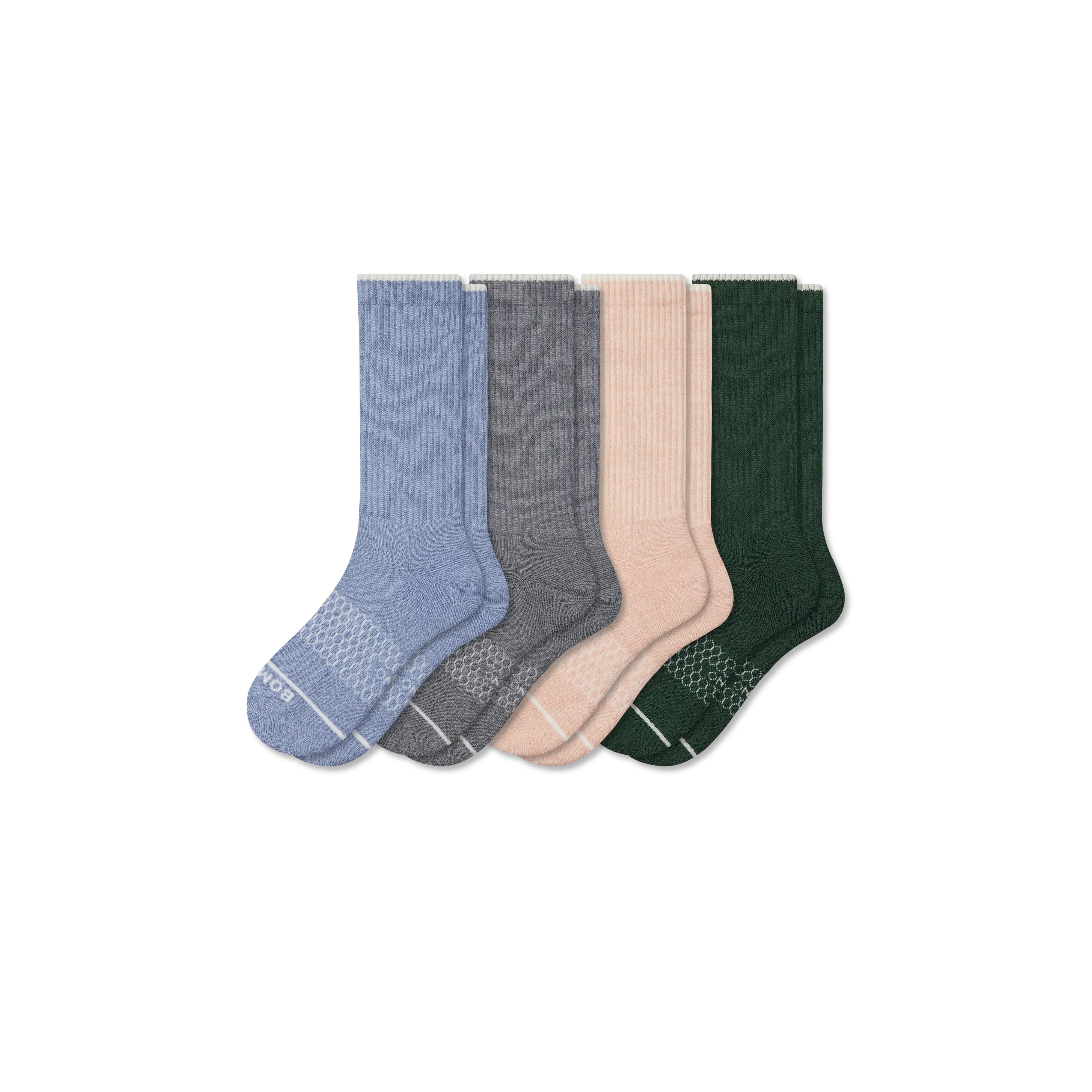Women's Merino Wool Blend Calf Sock 4-Pack