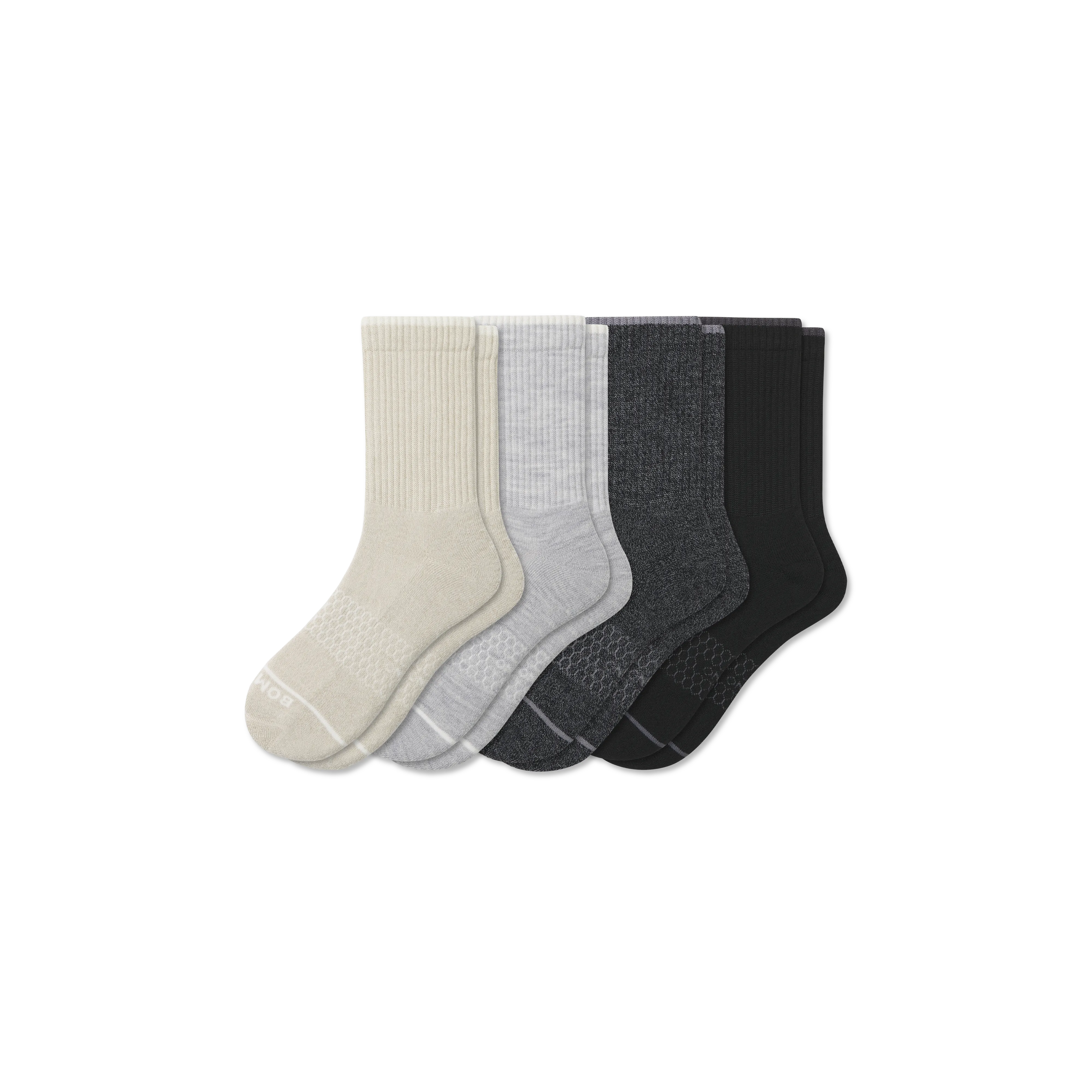 Women's Merino Wool Blend Half Calf Sock 4-Pack