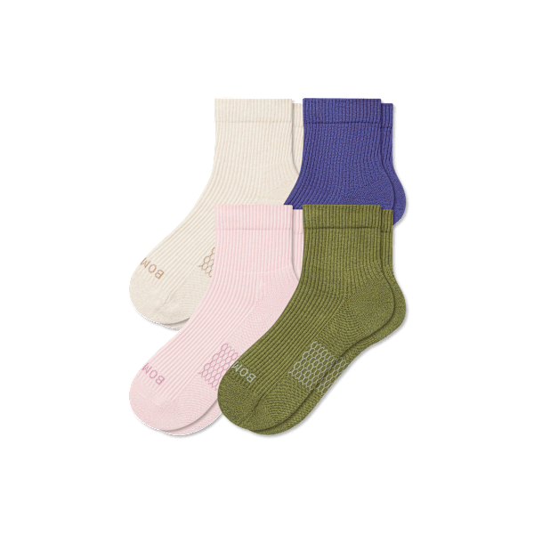 Women's Modern Rib Quarter Sock 4-Pack