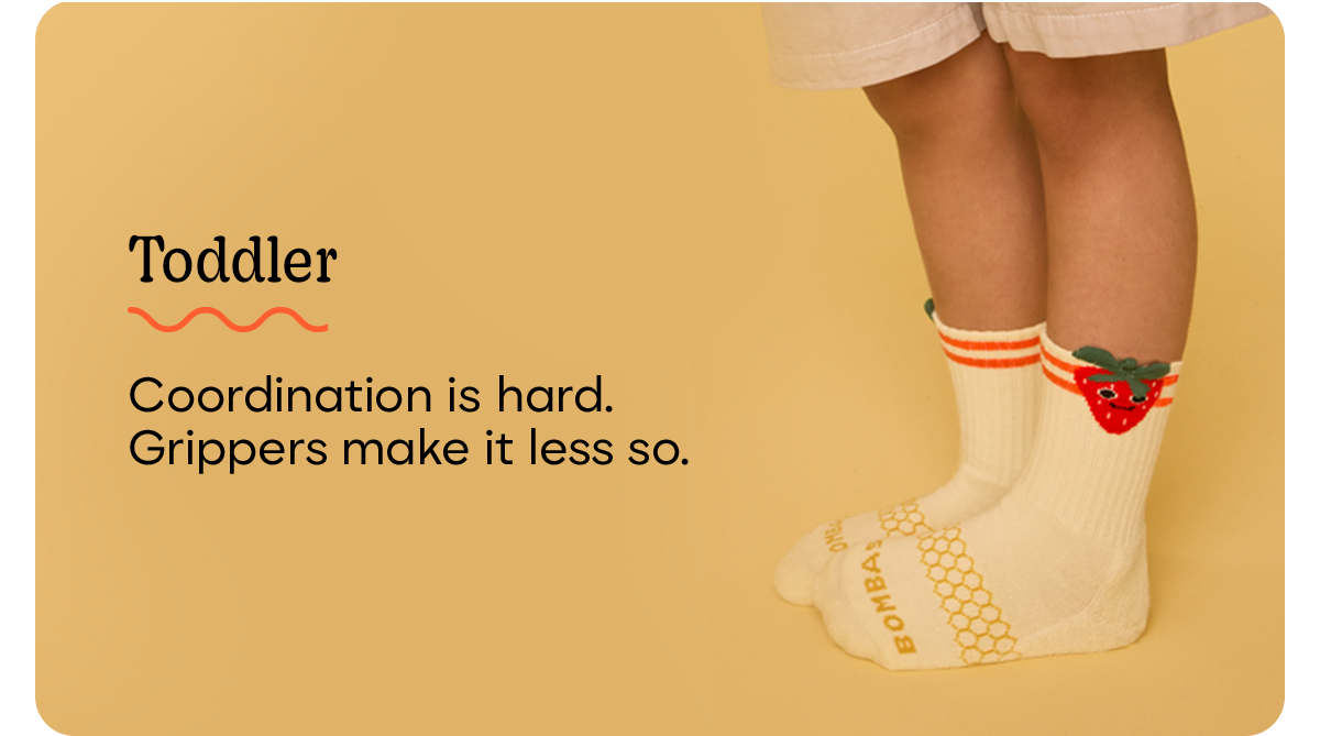 Toddler | Coordination is hard. Grippers make it less so.