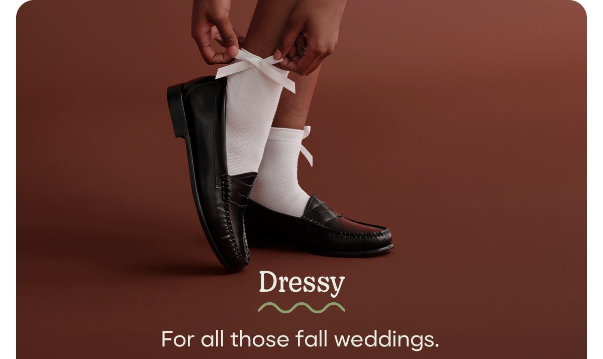 Dressy | For all those fall weddings.