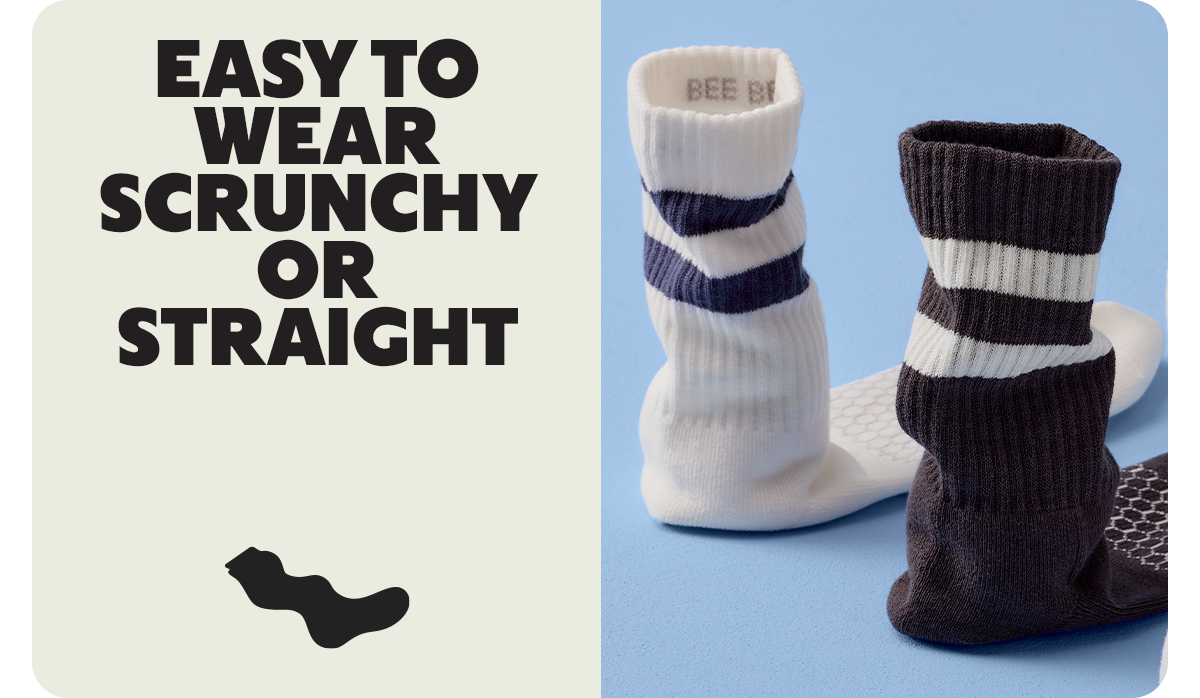 EASY TO WEAR SCRUNCHY OR STRAIGHT