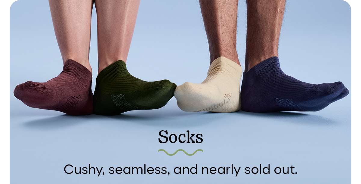 Socks | Cushy, seamless, and nearly sold out.