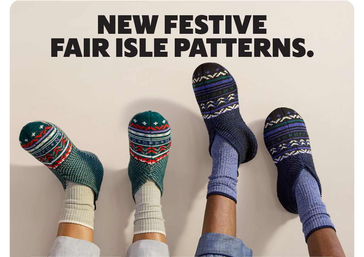 NEW FESTIVE FAIR ISLE PATTERNS.